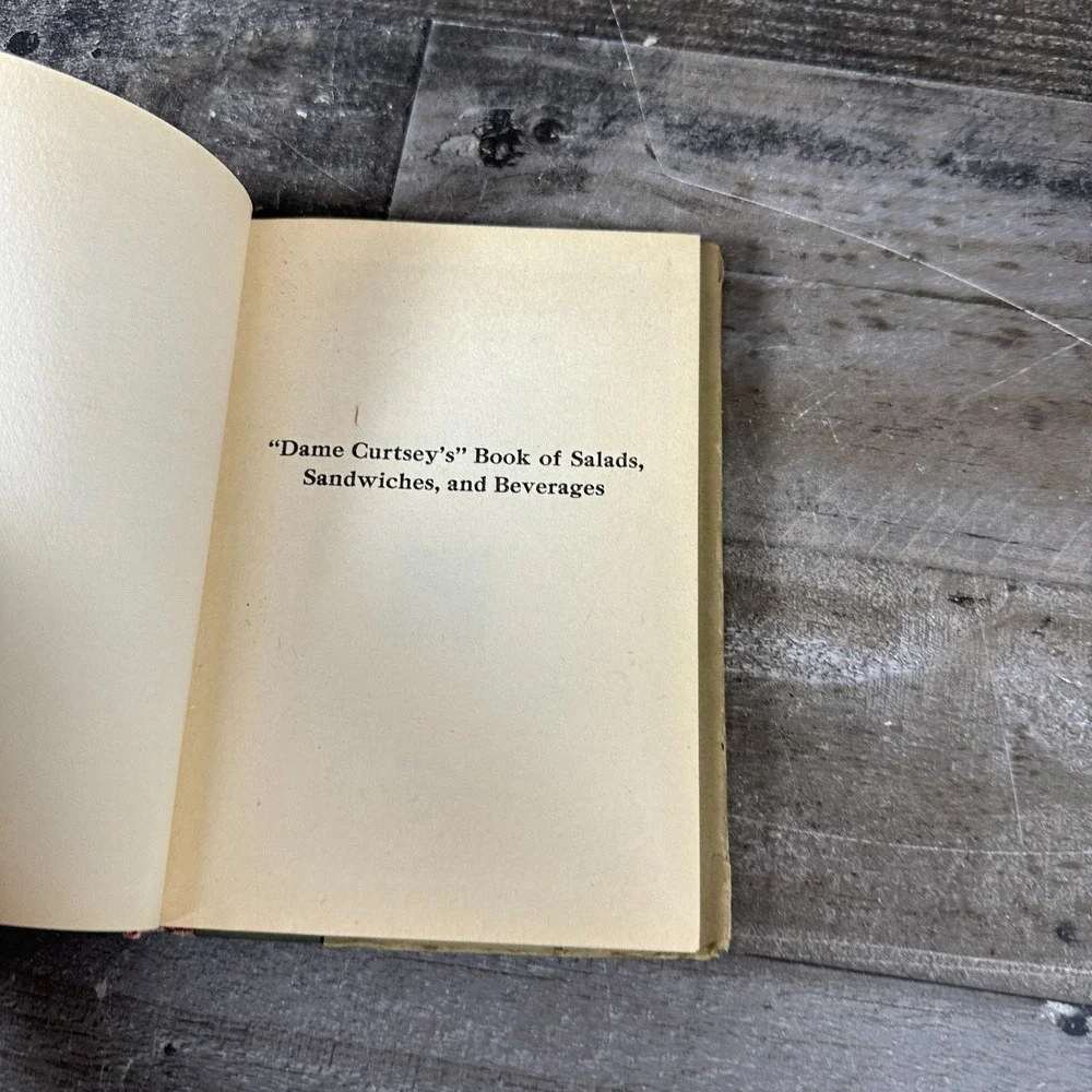 Dame Curtsey's Book Of Etiquette By Ellye Howell Glover McClurg 1915
